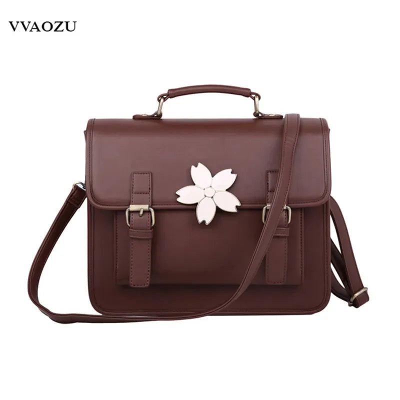 Free Shipping Japanese Harajuku Style Fashion Women Hand Bags Handbags PU Preppy Satchels Schoolbag