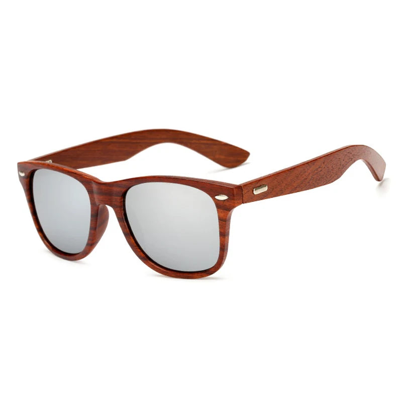 Handmade Wood Sunglasses for Men and women, square Sunglasses.