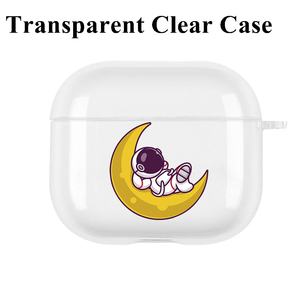 Astronaut Case for AirPods 3 Case for AirPods Pro 2 1 USB C Cover Moon Earphone Funda for Airpod pro 2 3 Case Air Pods Pro Coque