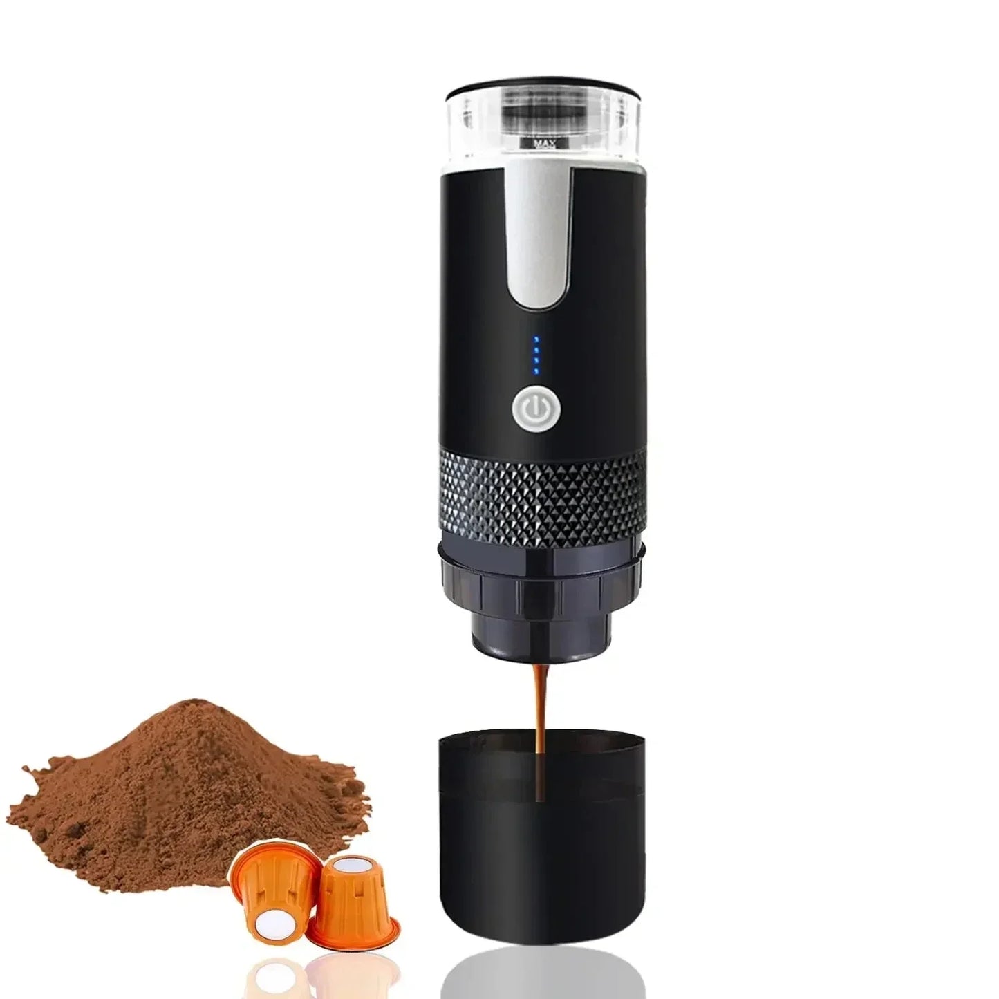 New Portable Electric Coffee Maker, Espresso Machine Compatible NS Capsules,Mini Coffee Maker for Office Travel Camping Driving