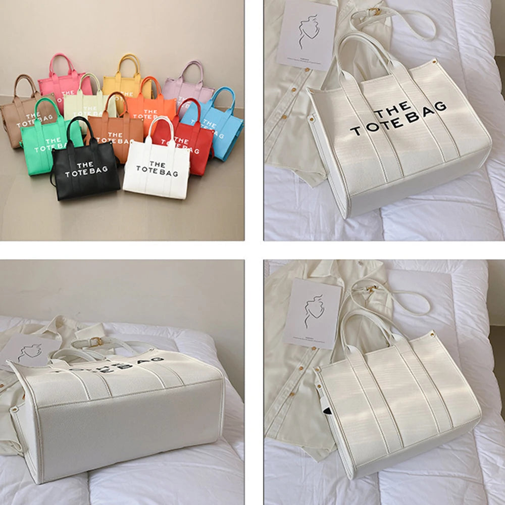Luxury Designer Bag Tote Women Handbags Letter Shoulder Bags 2023 Brands Soft PU Shopper Purses Crossbody Bags for Women Clutch