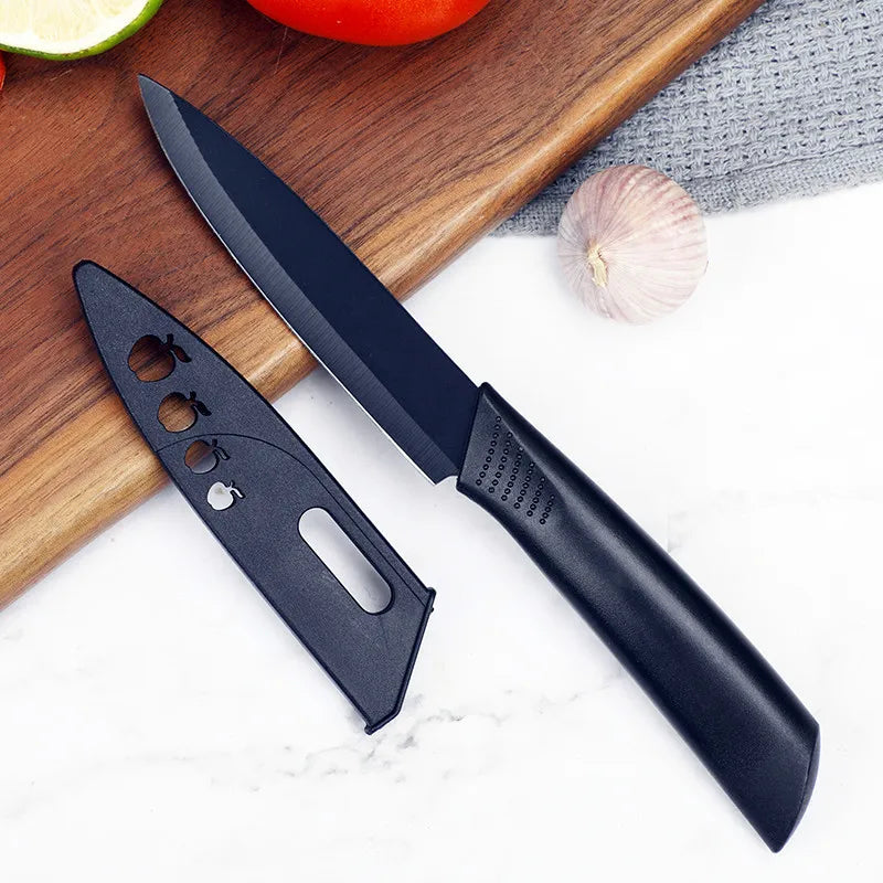 Black Blade Kitchen Knife and Board Set Kitchen Utensils Household Kitchen Knife Knife Sharp Kitchen Knife kitchen items tools
