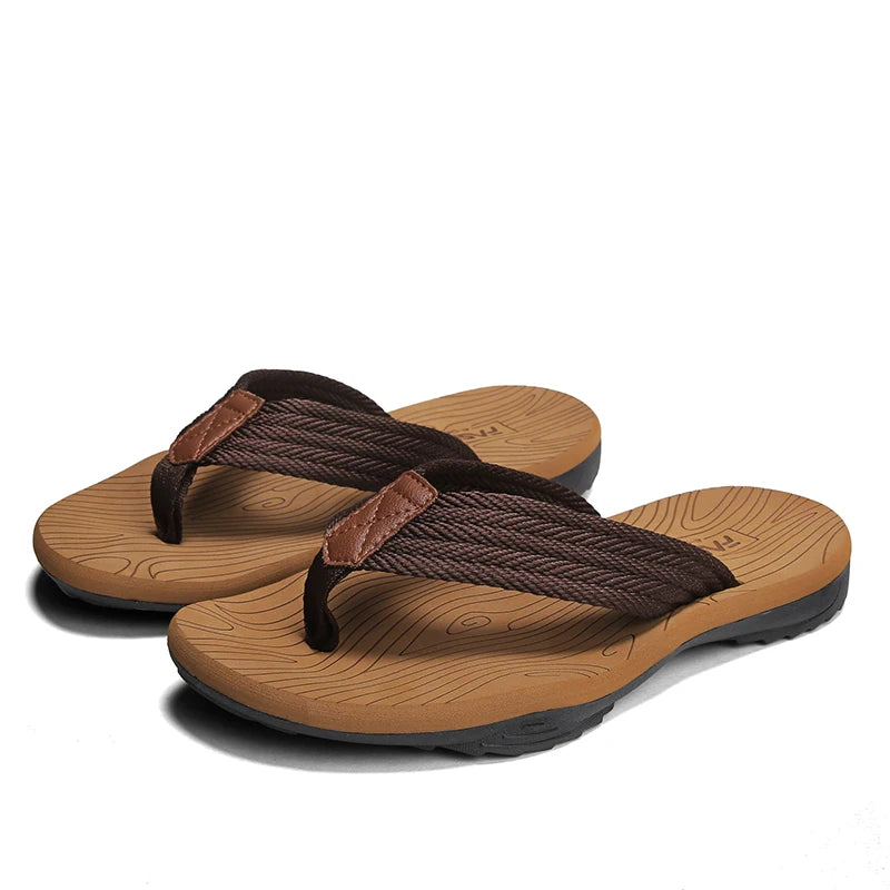 Men Slippers Summer Flip Flops Brand Fashion Outdoor Comfortable Casual Slides Shoes Non-slip Beach Sandals 6 Color