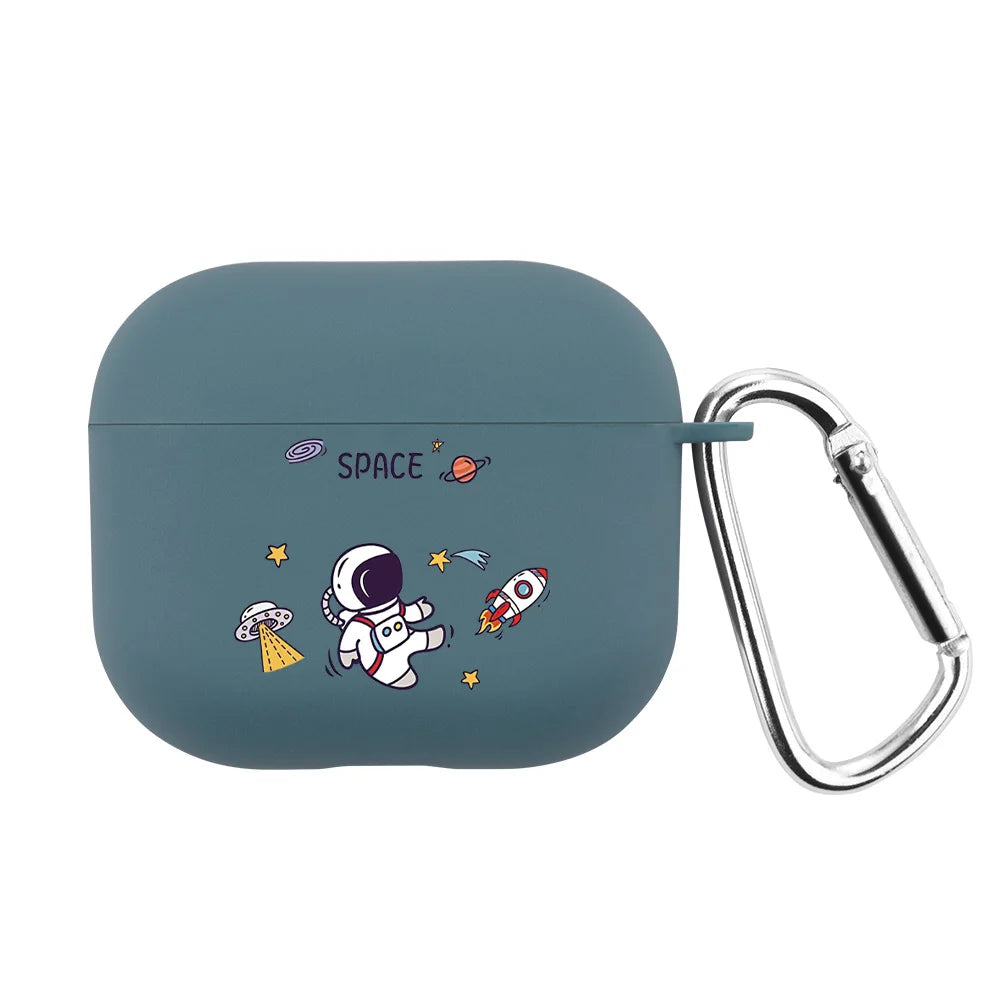 Astronaut Case for AirPods 3 Case for AirPods Pro 2 1 USB C Cover Moon Earphone Funda for Airpod pro 2 3 Case Air Pods Pro Coque