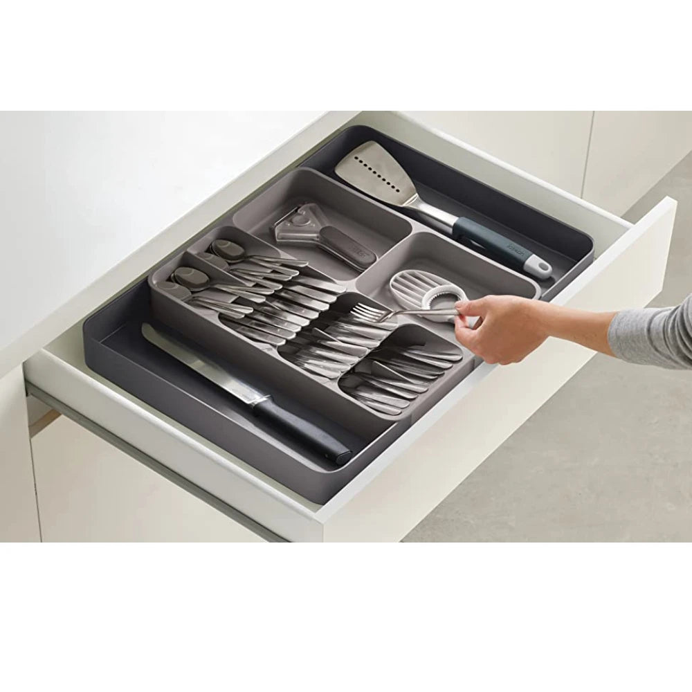 MLIA Drawer Cutlery Utensils Tray Store Organizer Drawer Kitchen Tools Drawer Divider Kitchen Storage Cabinet Plastic Drawers