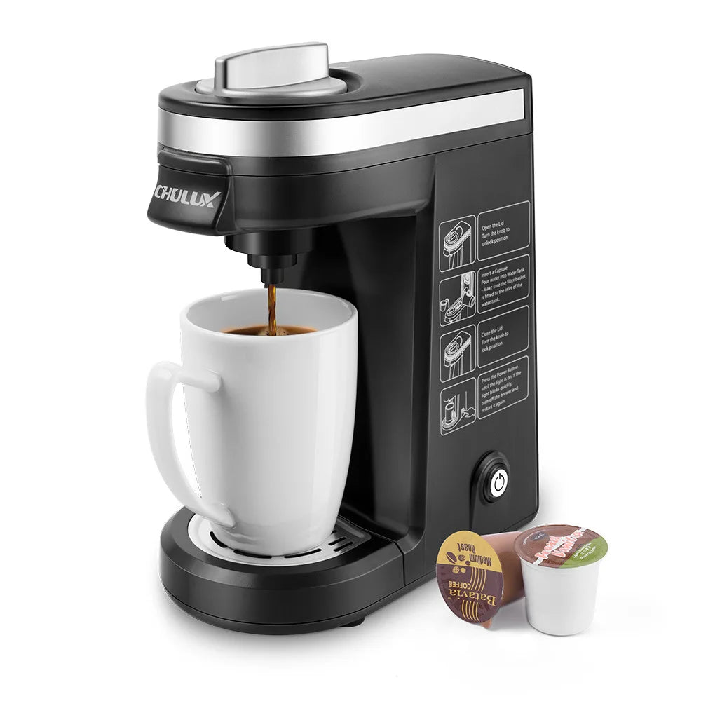 Portable K-Cup Coffee Machine Maker Capsule Coffee Maker Espresso Cafetera Universal Superautomatic Capsule Coffee Brewer