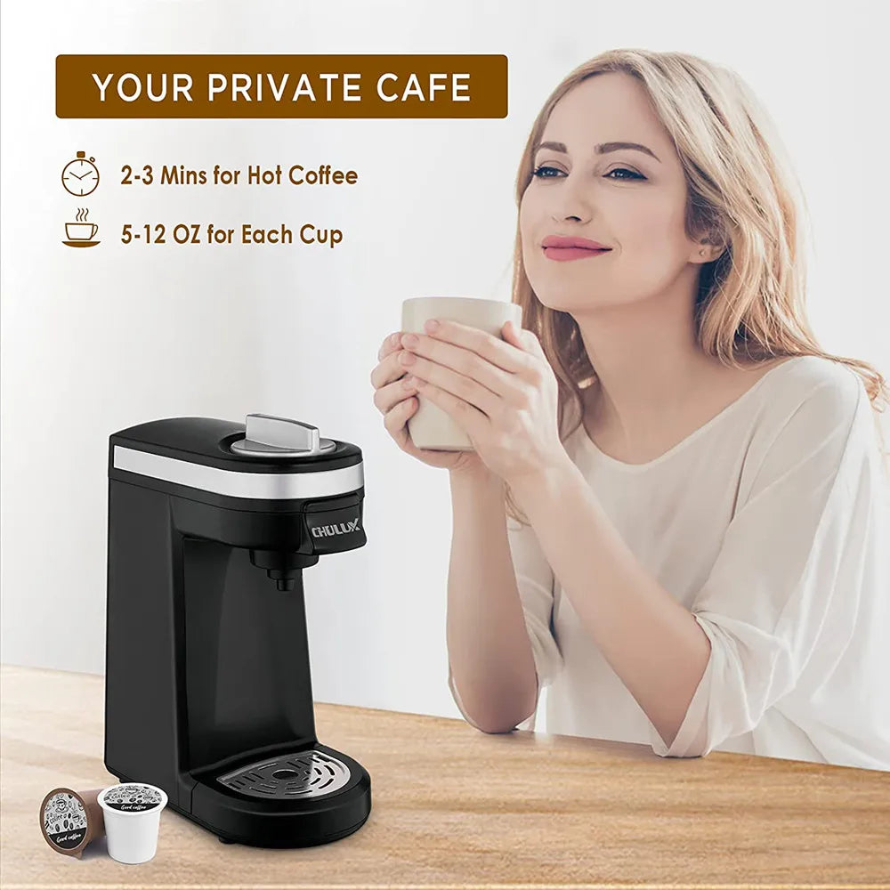 Portable K-Cup Coffee Machine Maker Capsule Coffee Maker Espresso Cafetera Universal Superautomatic Capsule Coffee Brewer