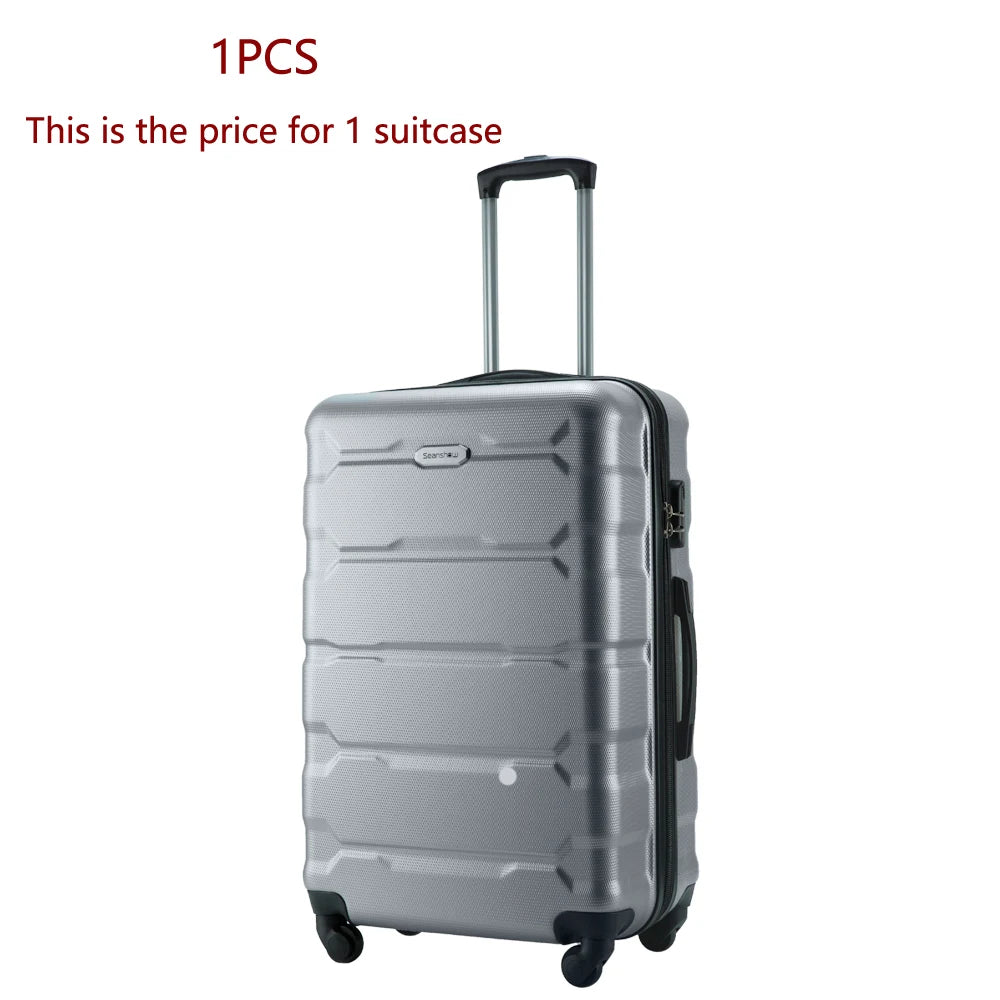 Luggage Sets 4 pieces 18/22/26/30 inch Suitcase Large Capacity Travel Bag Suitcases on Wheels Bag Password Trolley Luggage