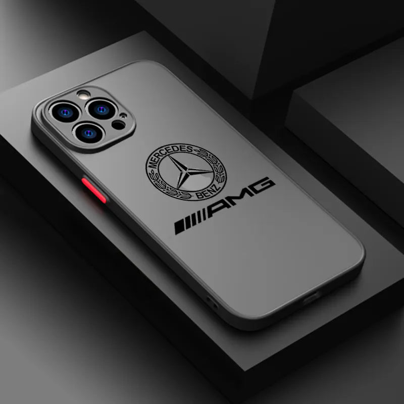 AMG-Dark LOGO Phone Case For Apple iPhone 15 14 13 12 11