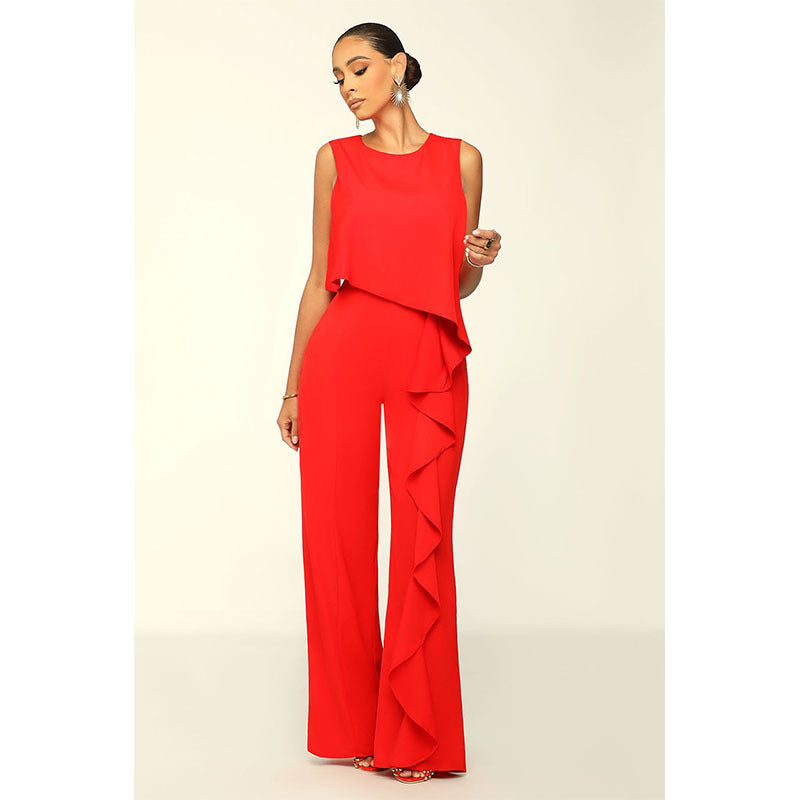 Fashion Women's Wear Solid Color Jumpsuit