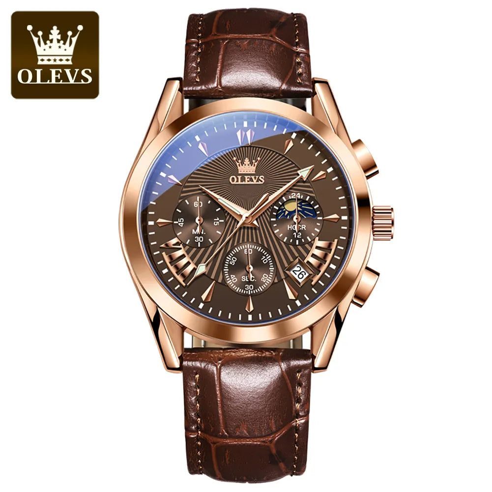 OLEVS Original Luxury Brand Men's Watches High Quality Quartz Watch for Men Fashion Casual Man Wristwatch 2023 New Montre Homme