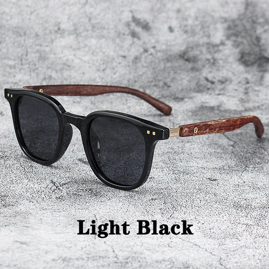 New Arrival Men Vintage Wooden Frame Sunglasses Classic Brand Sun Glasses Coating Lens Driving Eyewear for Men/women