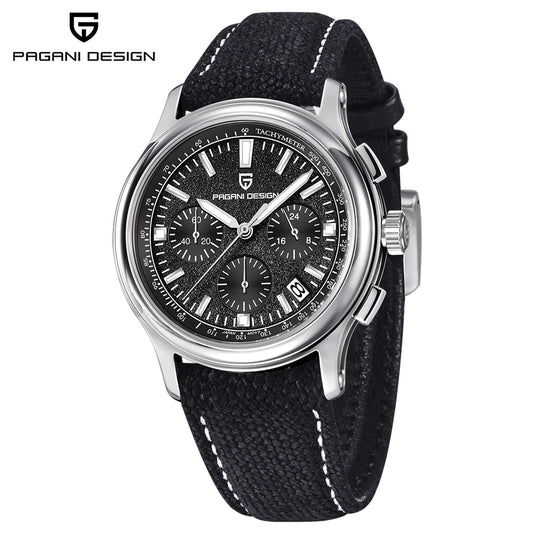2024 New PAGANI DESIGN New 40MM Multifunctional Men Quartz Watches Luxury Sapphire Glass AR Coating Chronograph Stopwatch reloj