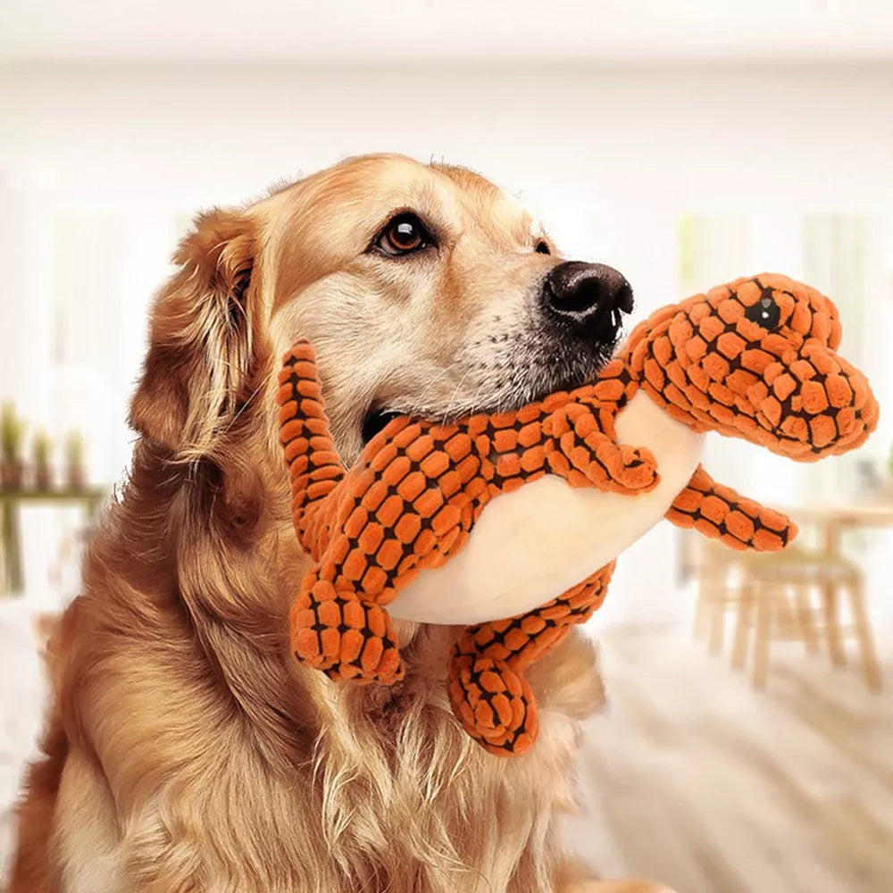 Cats and Dogs Pet Plush Dinosaur Toys Interactive Dog Chew Toys Plush Stuffing Pet Supplies. 1PC